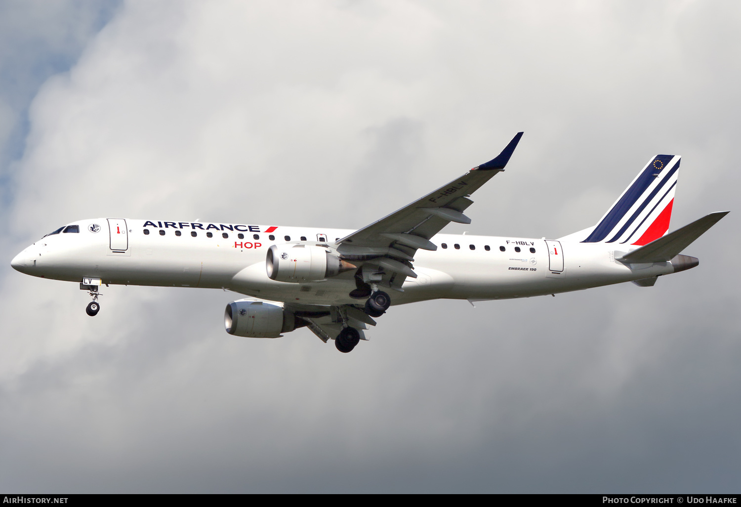 Aircraft Photo of F-HBLV | Embraer 190STD (ERJ-190-100STD) | Air France | AirHistory.net #603051