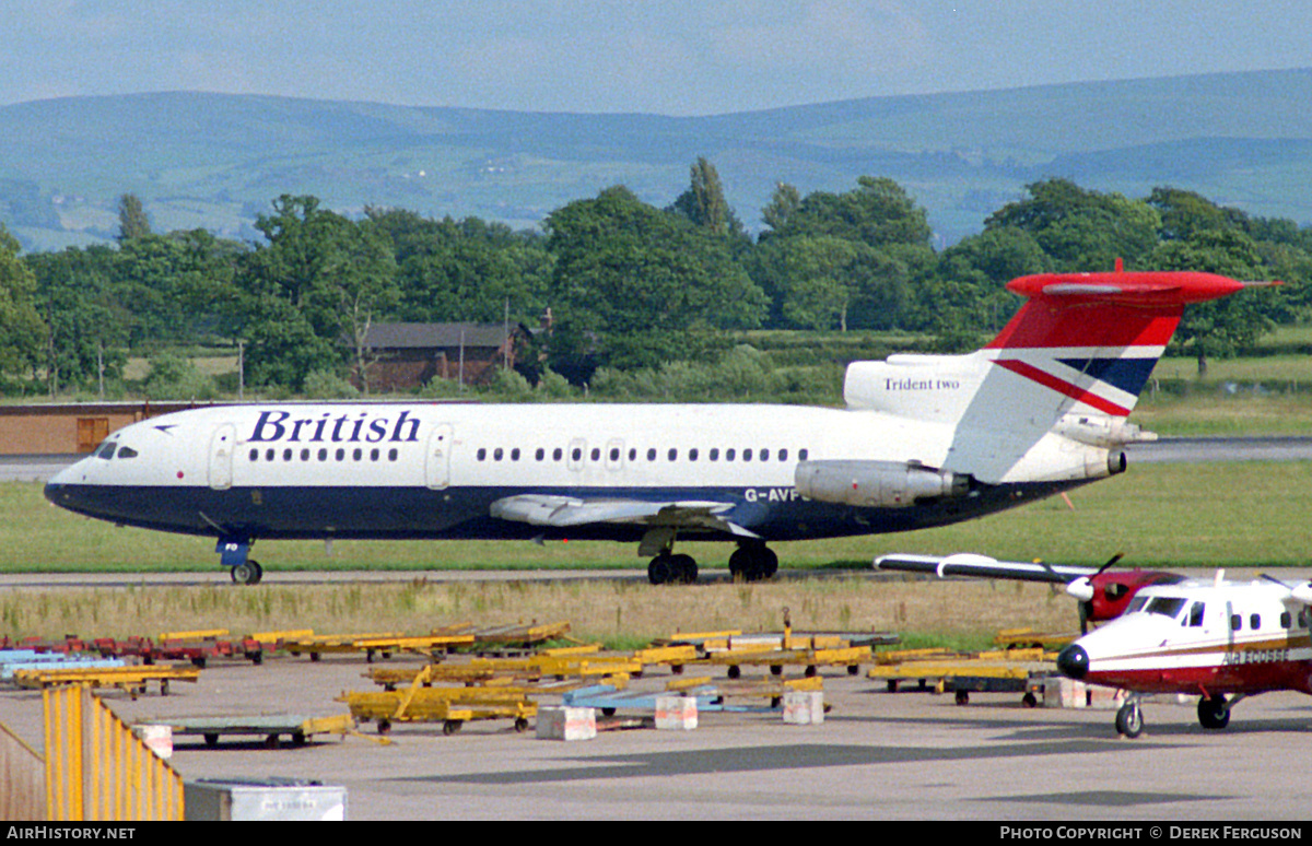 Aircraft Photo of G-AVFG | Hawker Siddeley HS-121 Trident 2E | British Airways | AirHistory.net #603055