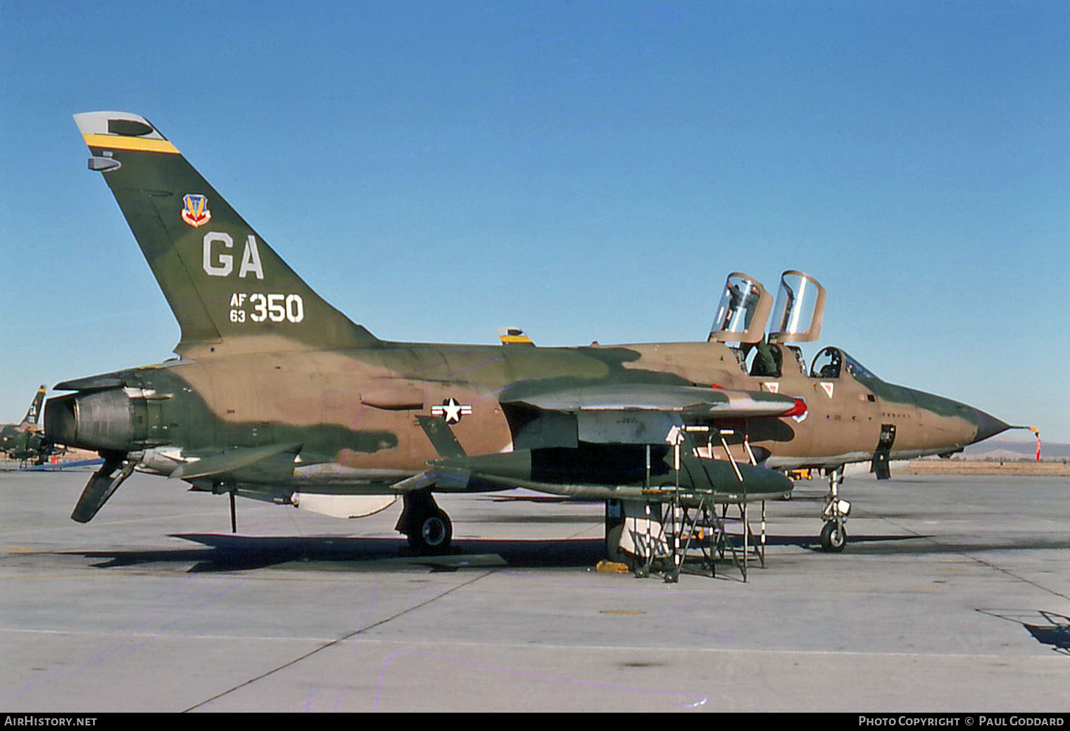 Aircraft Photo of 63-8350 / 63-350 | Republic F-105G Thunderchief | USA - Air Force | AirHistory.net #603062