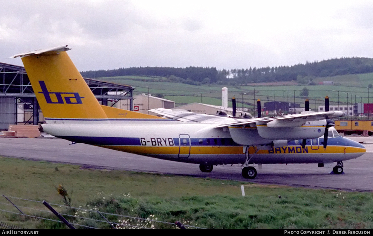 Aircraft Photo of G-BRYB | De Havilland Canada DHC-7-110 Dash 7 | Brymon Airways | AirHistory.net #603082