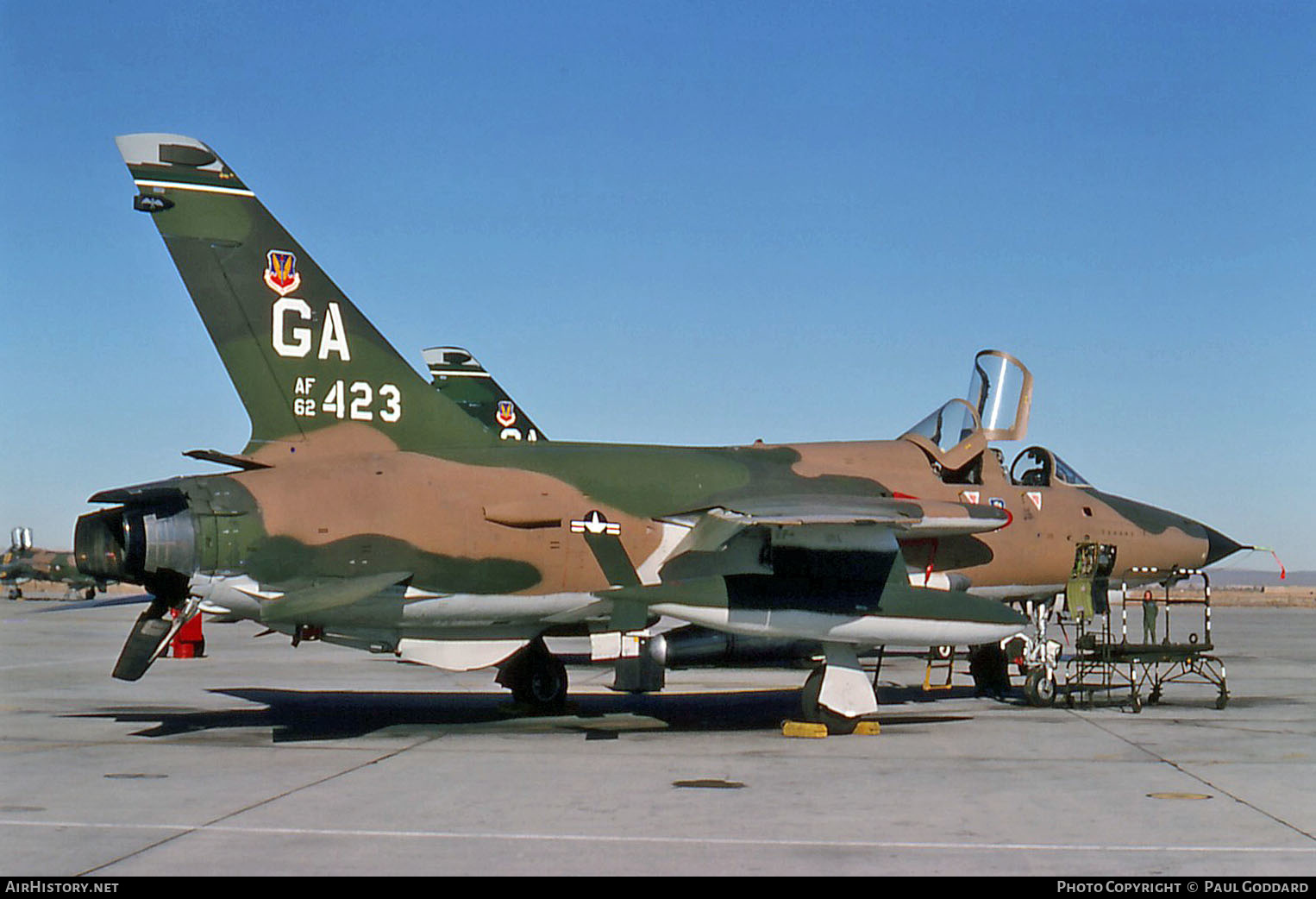 Aircraft Photo of 62-4423 / 62-423 | Republic F-105G Thunderchief | USA - Air Force | AirHistory.net #603084