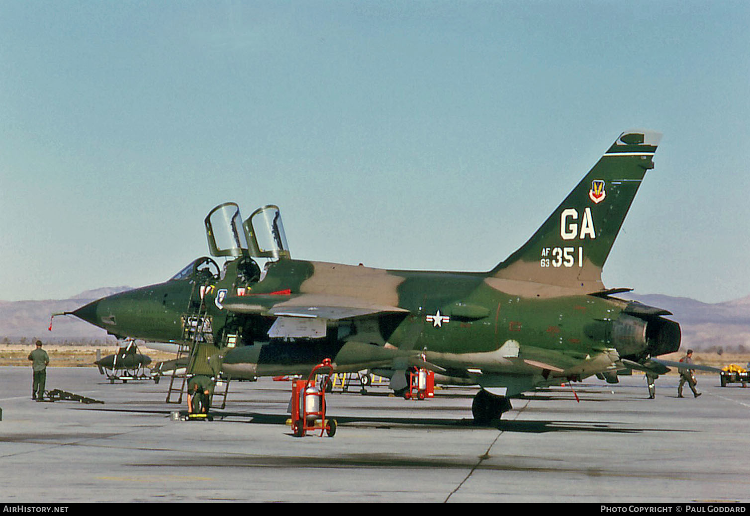 Aircraft Photo of 63-8351 / 63-351 | Republic F-105G Thunderchief | USA - Air Force | AirHistory.net #603103
