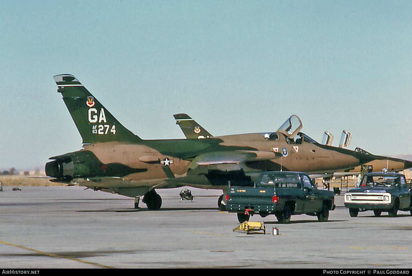 Aircraft Photo of 63-8274 / AF63-274 | Republic F-105G Thunderchief | USA - Air Force | AirHistory.net #603119