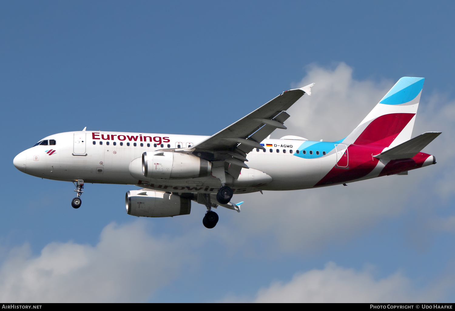 Aircraft Photo of D-AGWO | Airbus A319-132 | Eurowings | AirHistory.net #603125