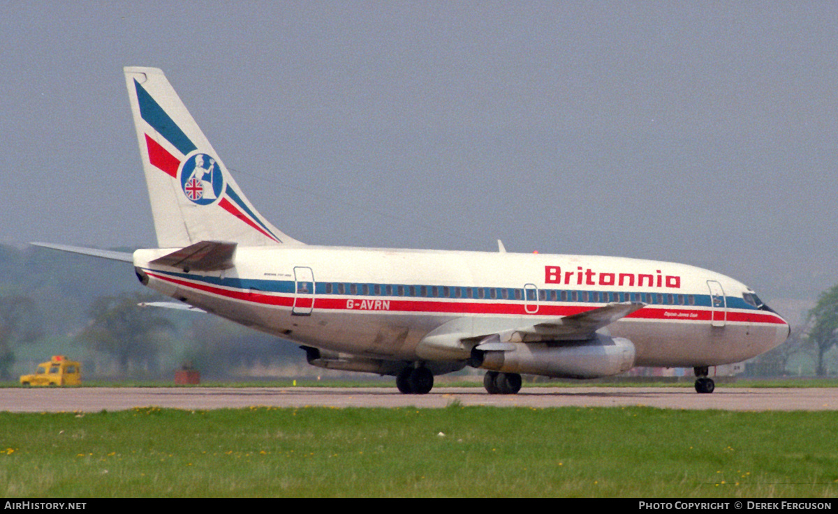 Aircraft Photo of G-AVRN | Boeing 737-204 | Britannia Airways | AirHistory.net #603138