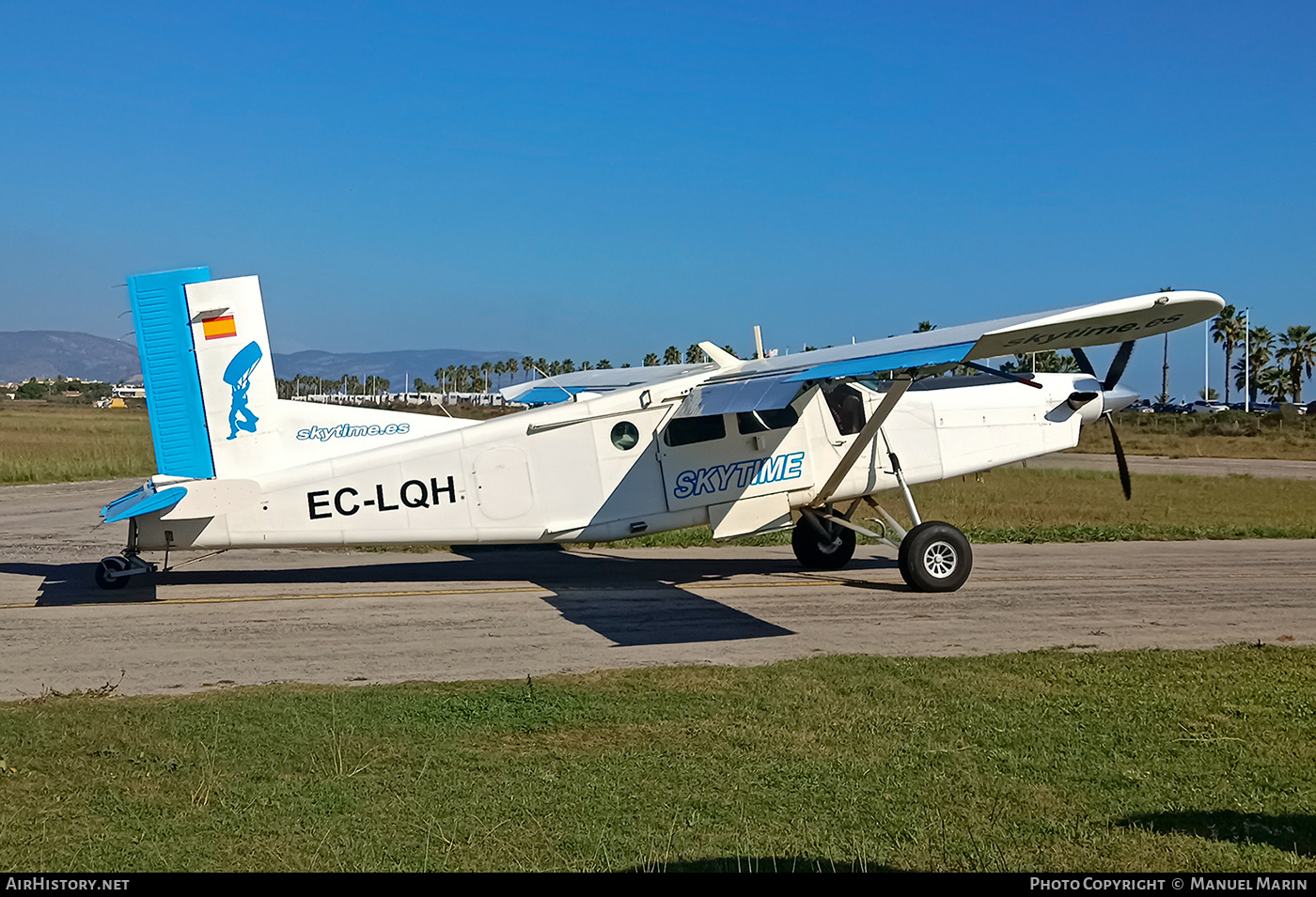 Aircraft Photo of EC-LQH | Pilatus PC-6/B2-H4 Turbo Porter | Skytime Skydiving | AirHistory.net #603161