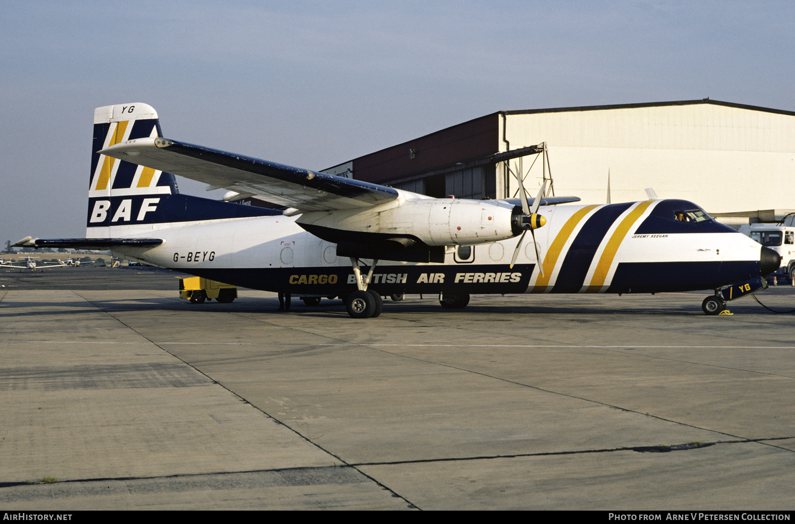 Aircraft Photo of G-BEYG | Handley Page HPR-7 Herald 401 | British Air Ferries - BAF | AirHistory.net #603173