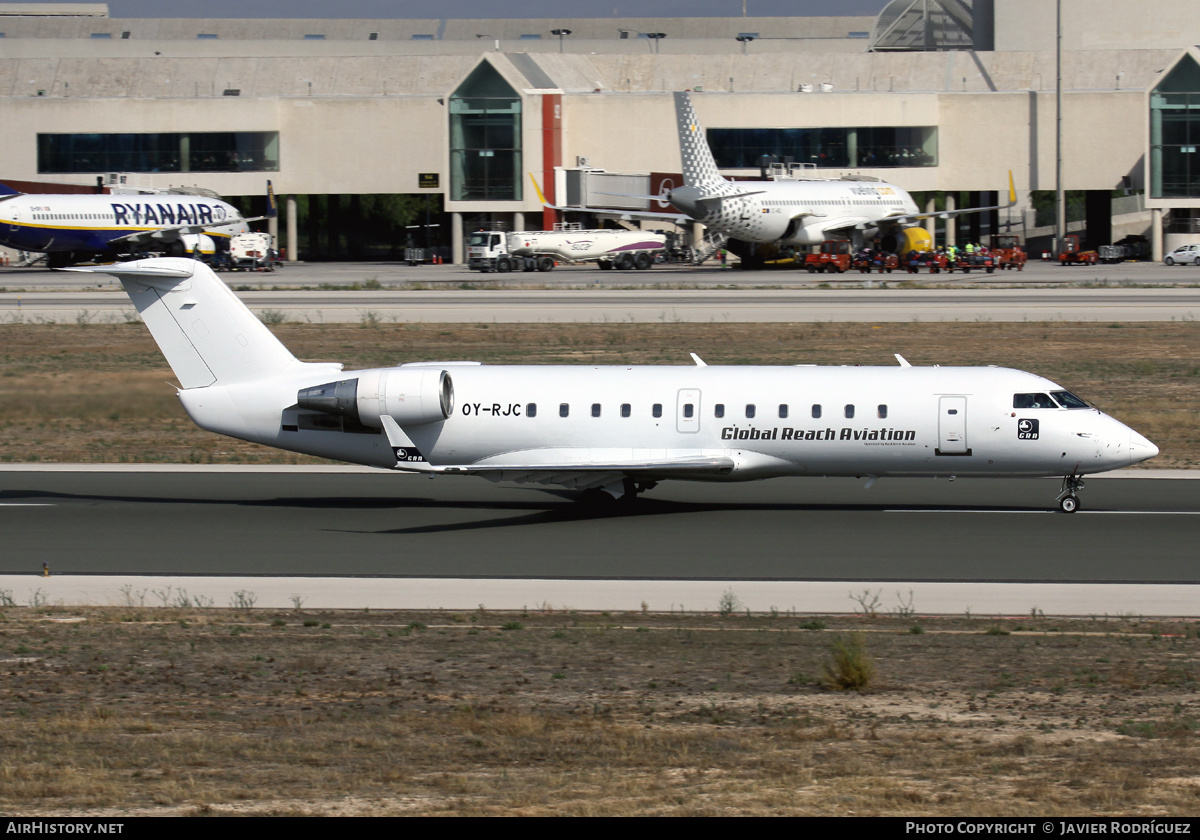 Aircraft Photo of OY-RJC | Canadair CRJ-100LR (CL-600-2B19) | Global Reach Aviation - GRA | AirHistory.net #603188