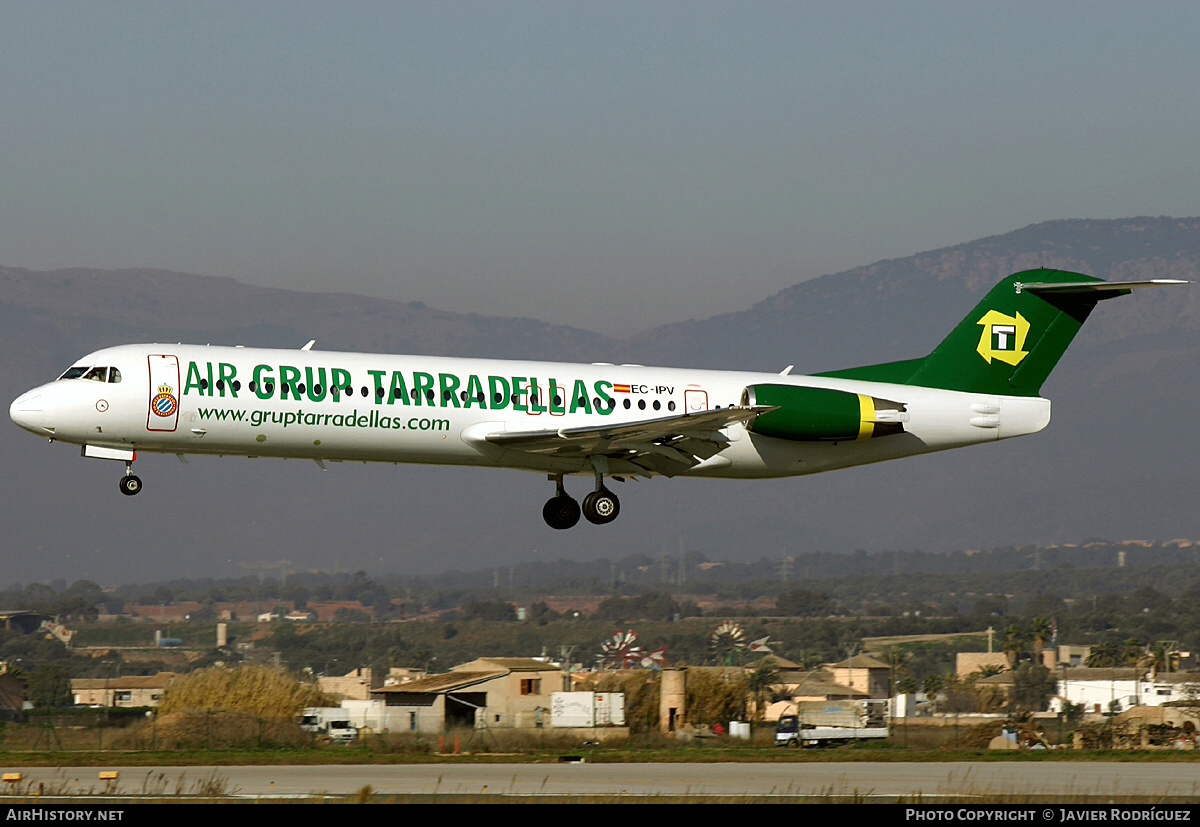 Aircraft Photo of EC-IPV | Fokker 100 (F28-0100) | Air Grup Tarradellas | AirHistory.net #603189