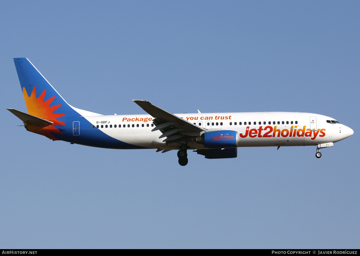 Aircraft Photo of G-GDFJ | Boeing 737-804 | Jet2 Holidays | AirHistory.net #603190