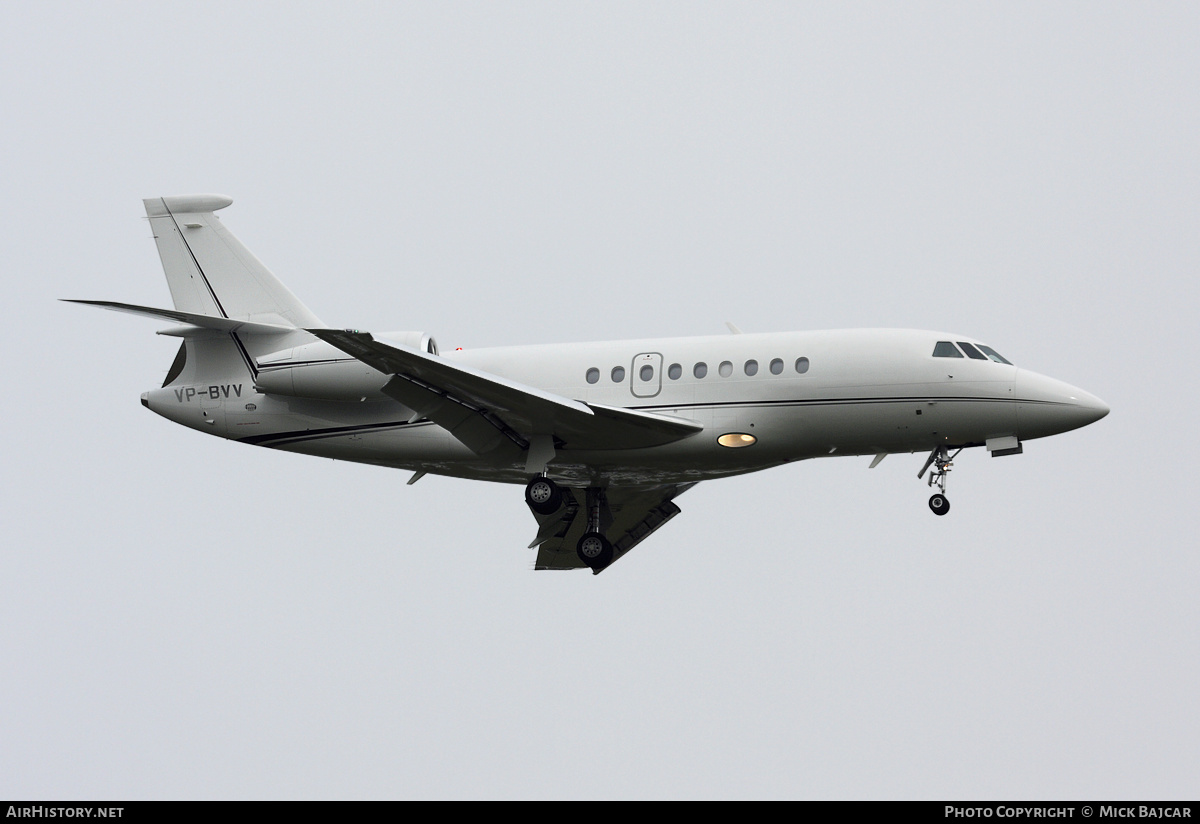 Aircraft Photo of VP-BVV | Dassault Falcon 2000EX | AirHistory.net #603197