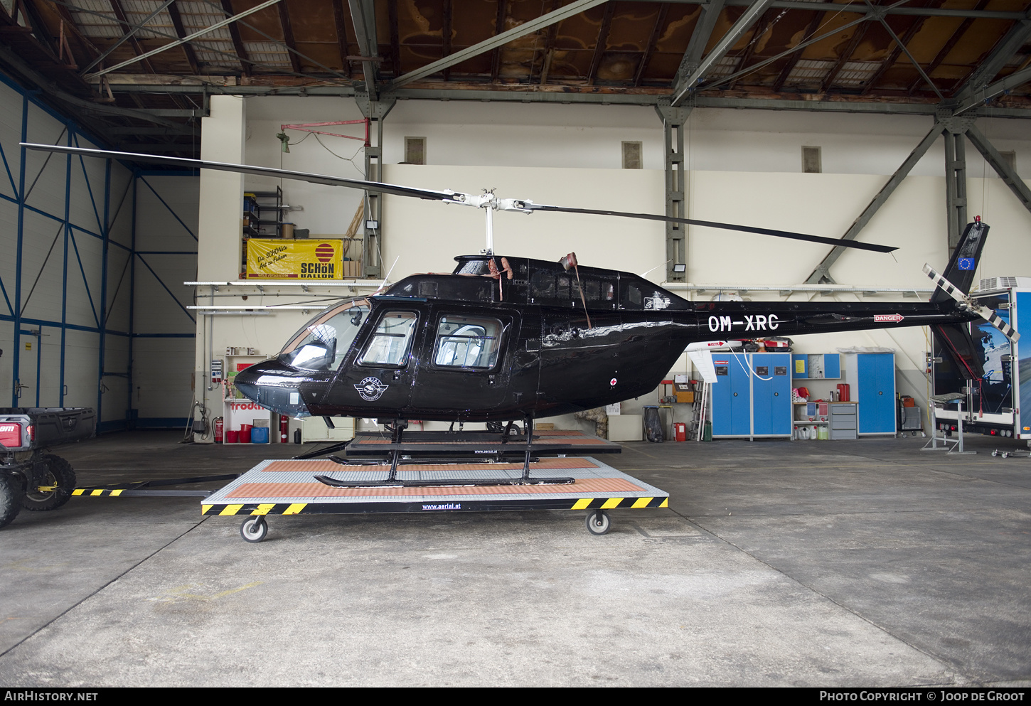 Aircraft Photo of OM-XRC | Agusta AB-206B Jetranger | Aerial Helicopter | AirHistory.net #603201