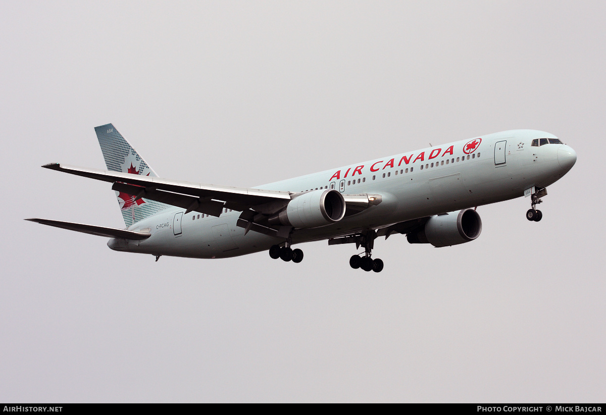 Aircraft Photo of C-FCAG | Boeing 767-375/ER | Air Canada | AirHistory.net #603217