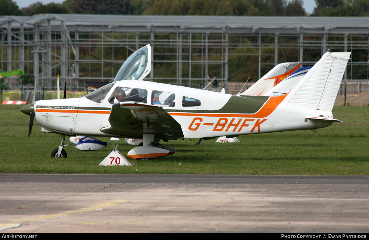 Aircraft Photo of G-BHFK | Piper PA-28-151 Cherokee Warrior | AirHistory.net #603231