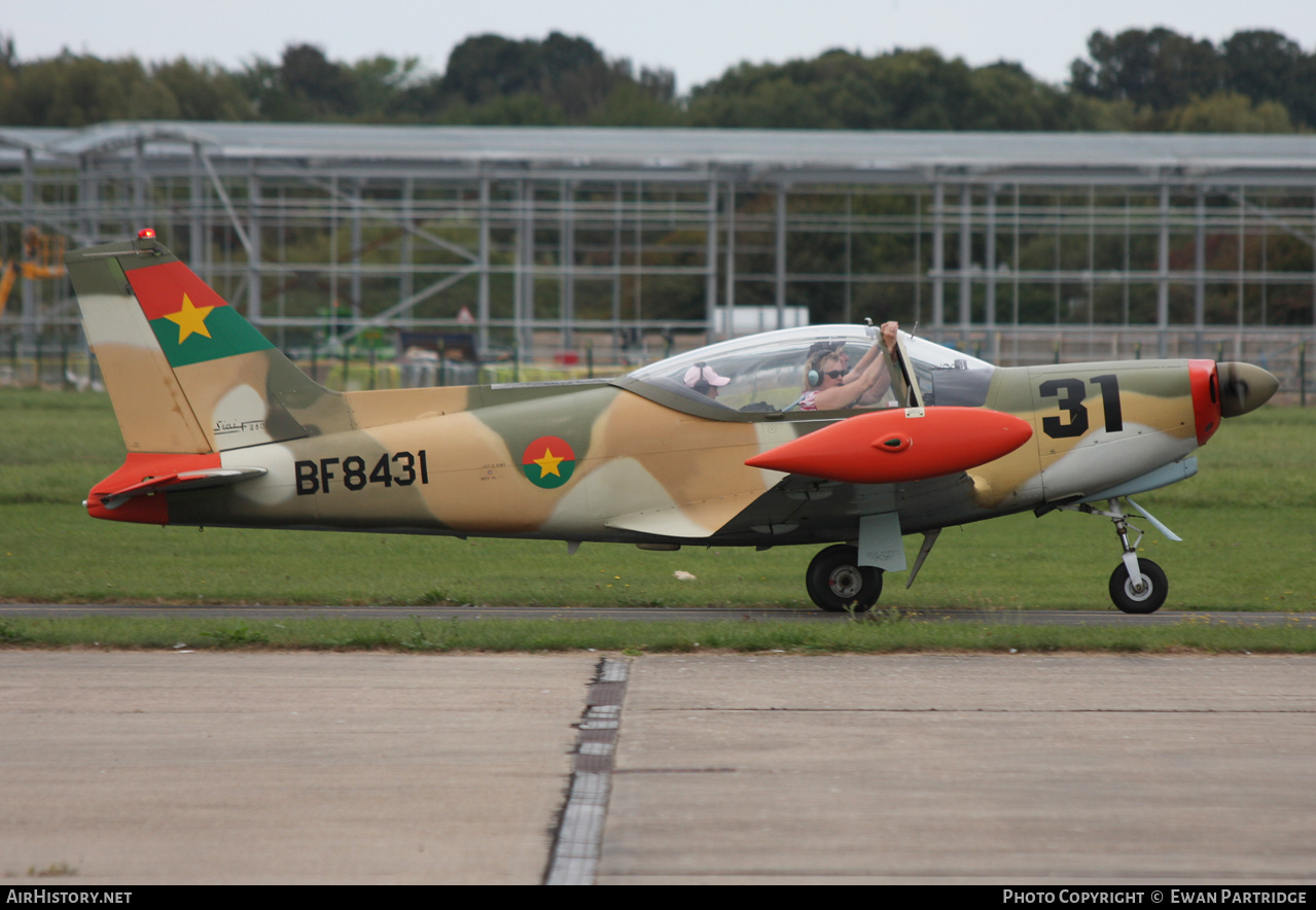 Aircraft Photo of G-NRRA / BF8431 | SIAI-Marchetti SF-260W Warrior | Burkina Faso - Air Force | AirHistory.net #603234