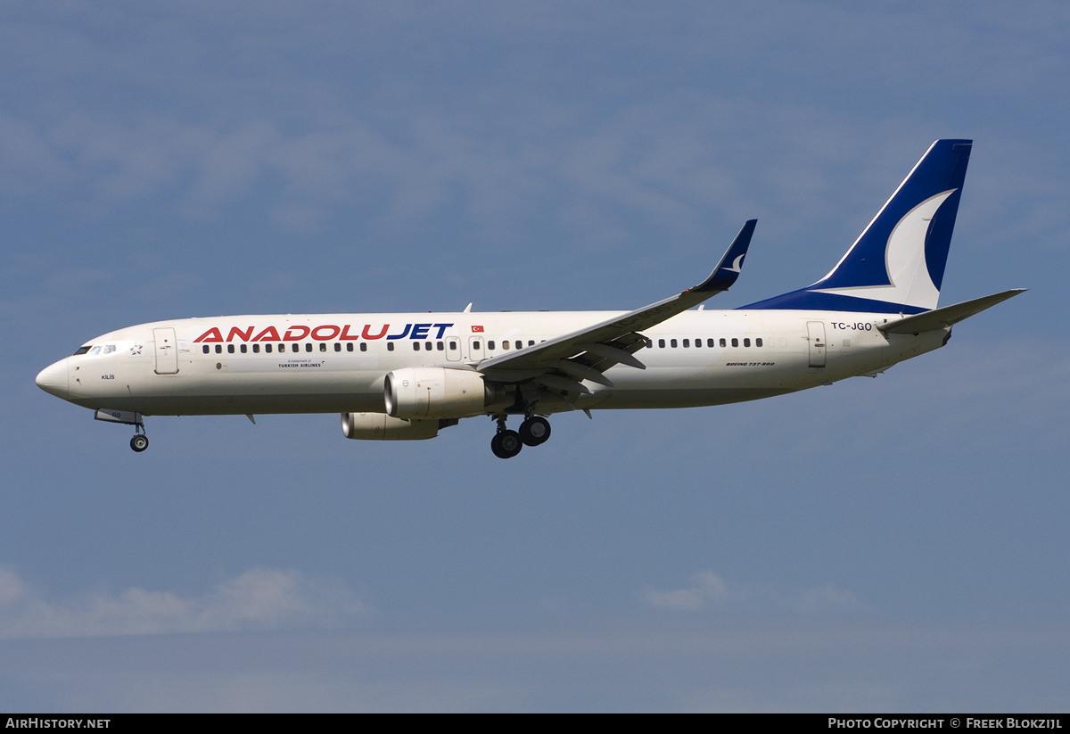 Aircraft Photo of TC-JGO | Boeing 737-8F2 | AnadoluJet | AirHistory.net #603244