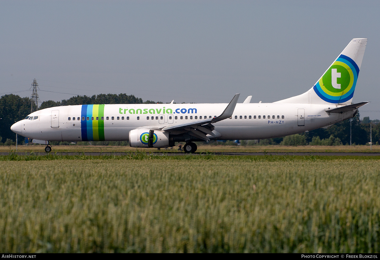 Aircraft Photo of PH-HZY | Boeing 737-8K2 | Transavia | AirHistory.net #603245