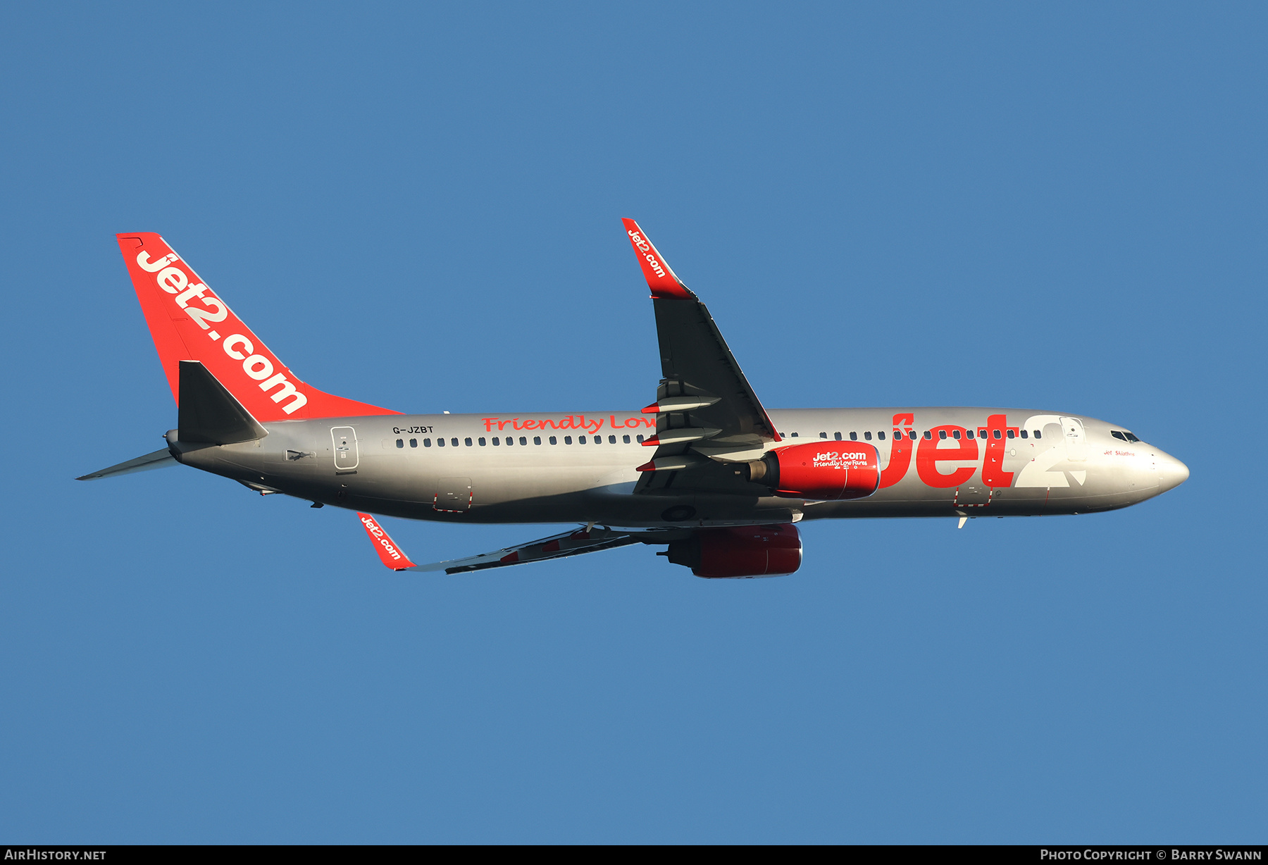 Aircraft Photo of G-JZBT | Boeing 737-883 | Jet2 | AirHistory.net #603265