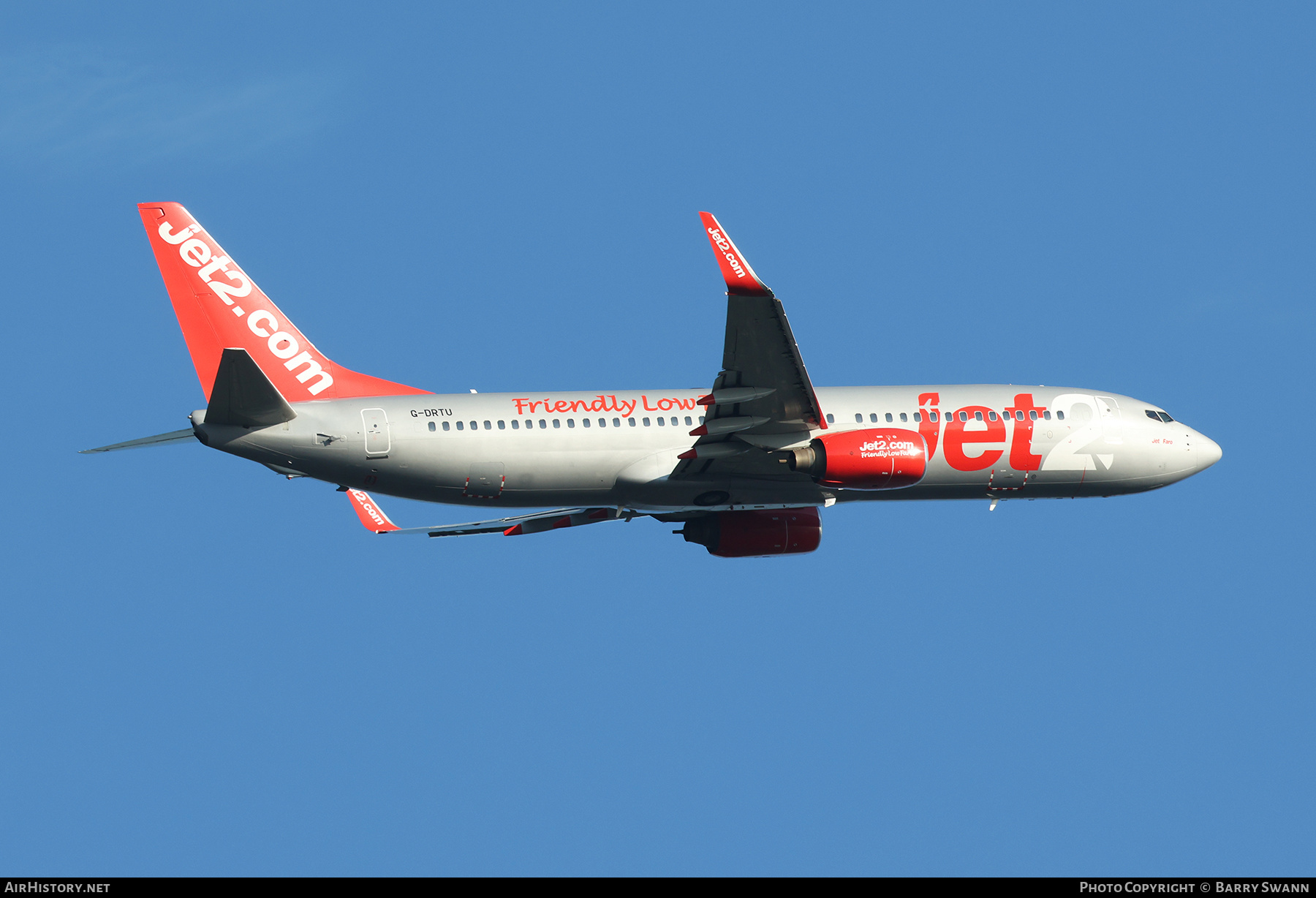 Aircraft Photo of G-DRTU | Boeing 737-86N | Jet2 | AirHistory.net #603288