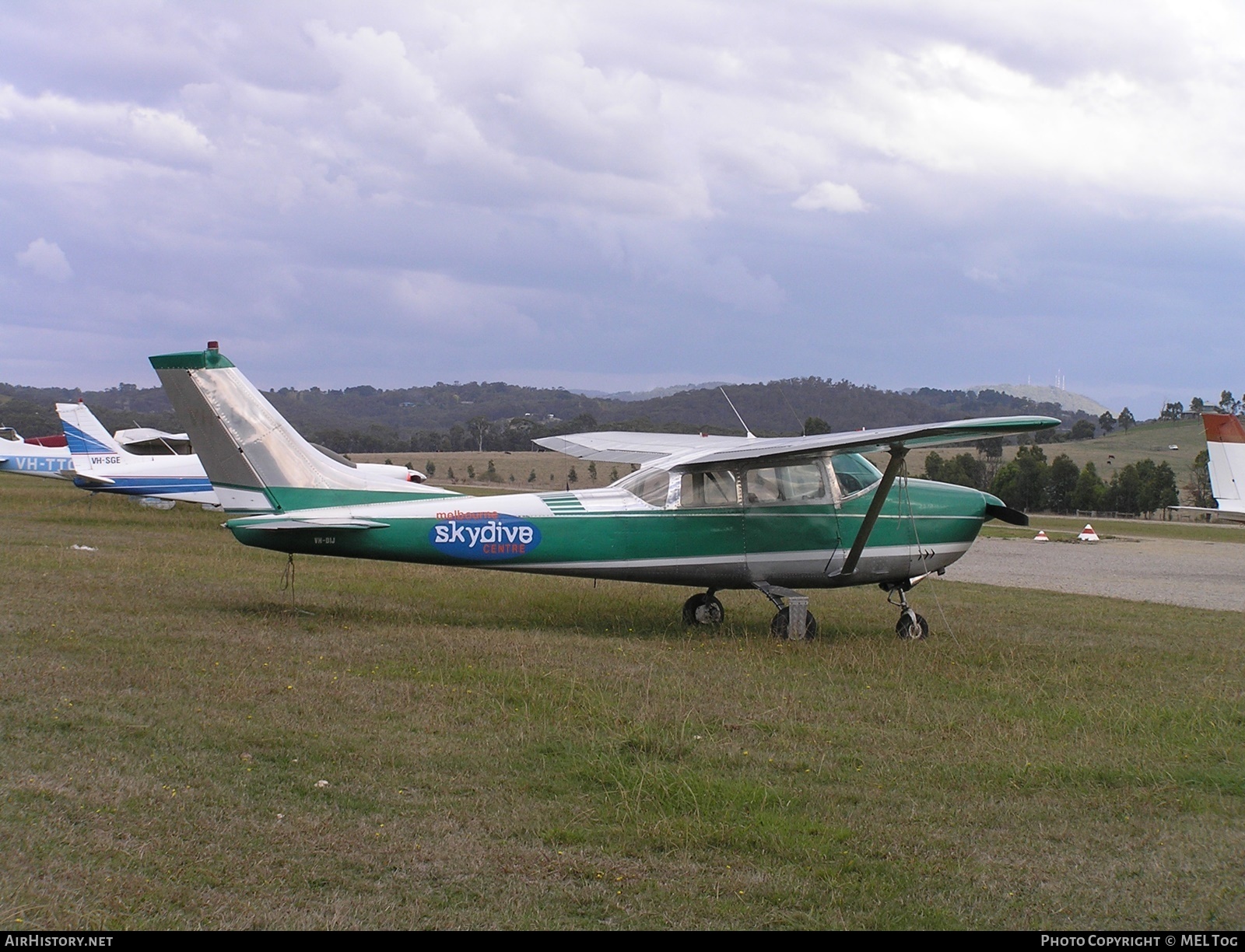 Aircraft Photo of VH-DIJ | Cessna 182F Skylane | Melbourne Skydive Centre | AirHistory.net #603334