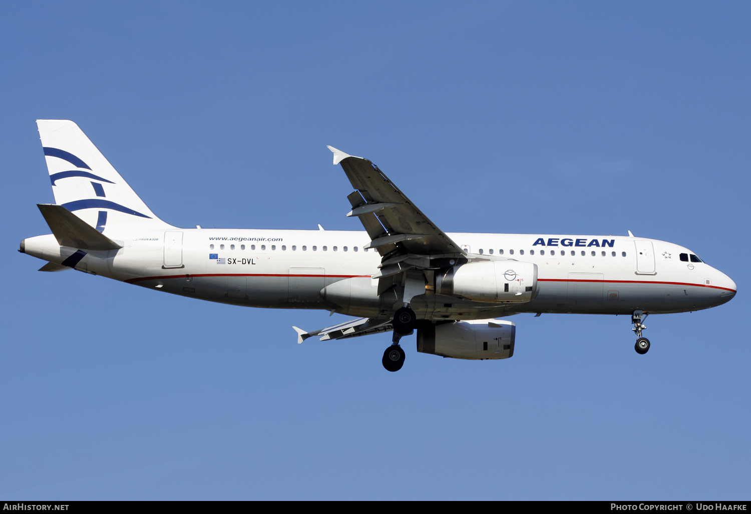 Aircraft Photo of SX-DVL | Airbus A320-232 | Aegean Airlines | AirHistory.net #603341