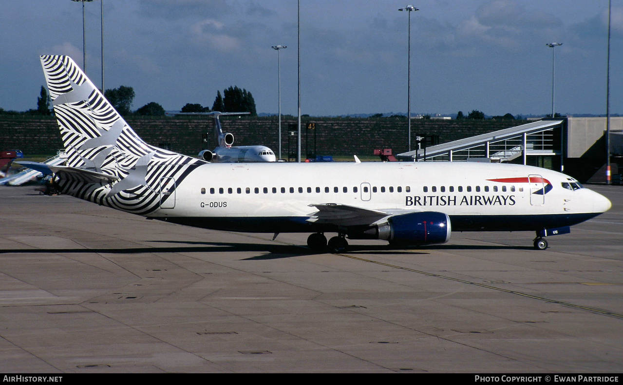 Aircraft Photo of G-ODUS | Boeing 737-36Q | British Airways | AirHistory.net #603356
