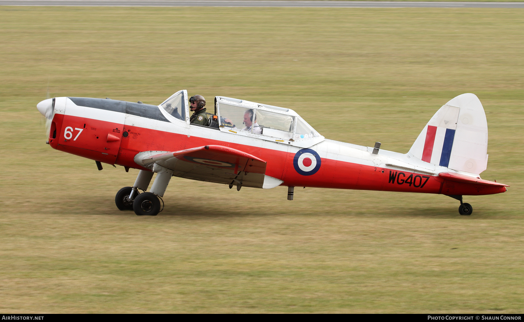 Aircraft Photo of G-BWMX / WG407 | De Havilland Canada DHC-1 Chipmunk Mk22 | UK - Air Force | AirHistory.net #603371