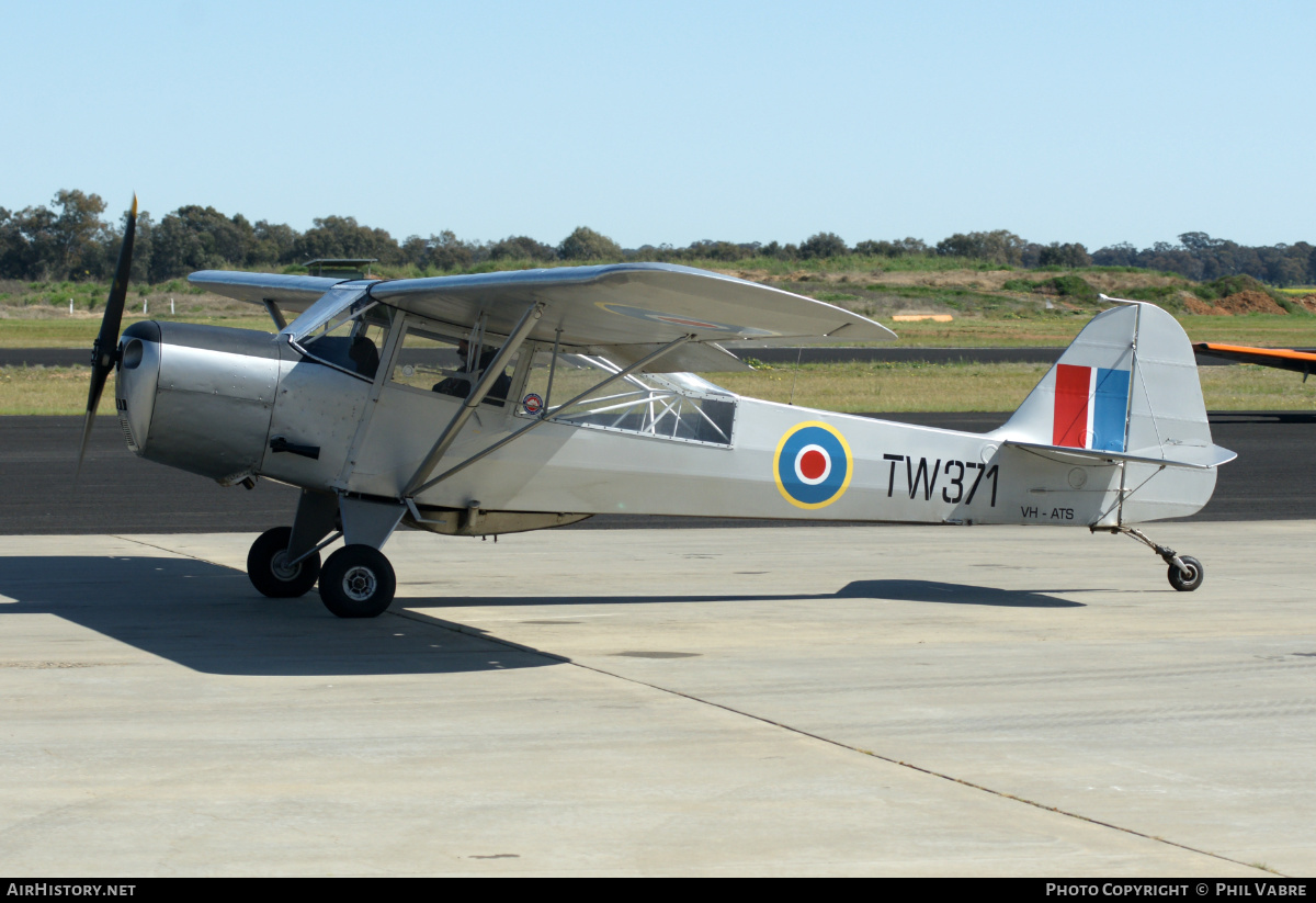 Aircraft Photo of VH-ATS / TW371 | Taylorcraft J Auster Mk5 | UK - Air Force | AirHistory.net #603374