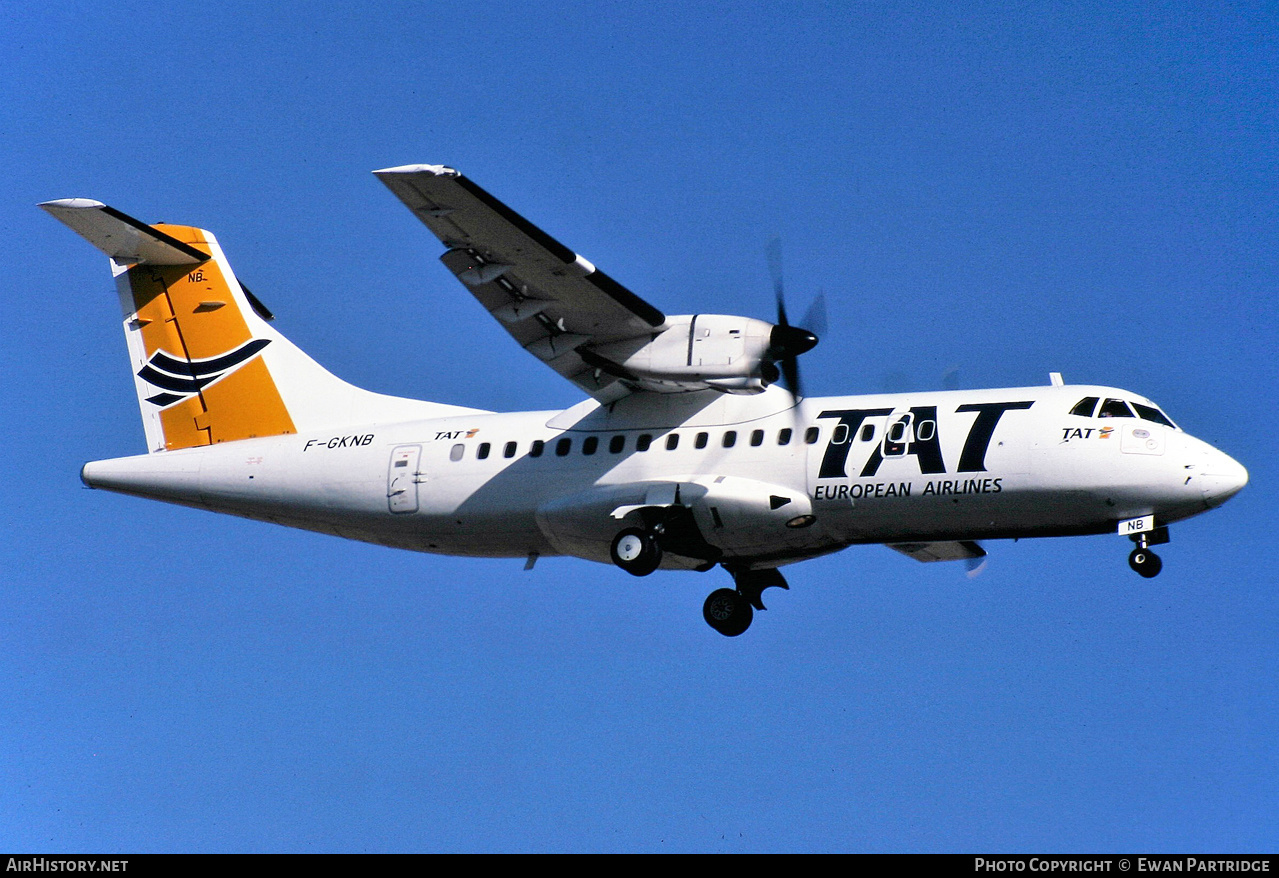 Aircraft Photo of F-GKNB | ATR ATR-42-300 | TAT European Airlines | AirHistory.net #603376