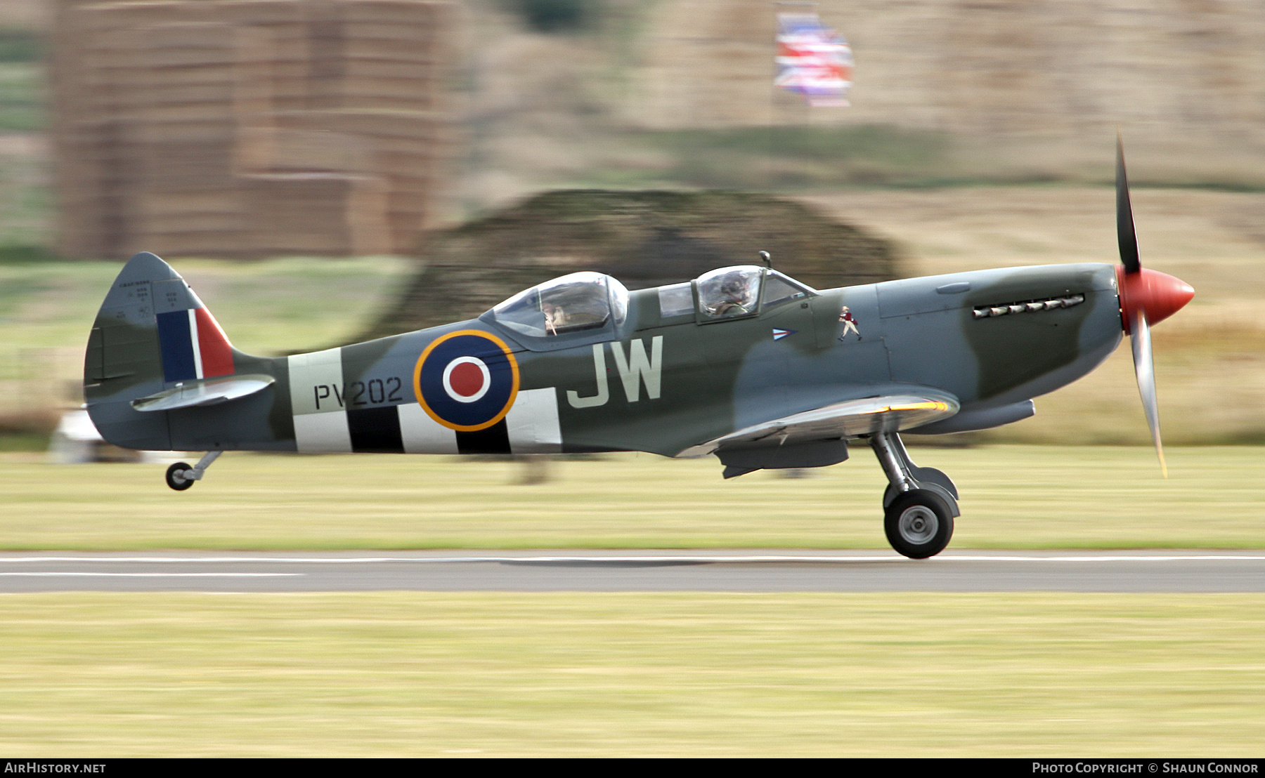 Aircraft Photo of G-CCCA / PV202 | Supermarine 509 Spitfire T9C | UK - Air Force | AirHistory.net #603400