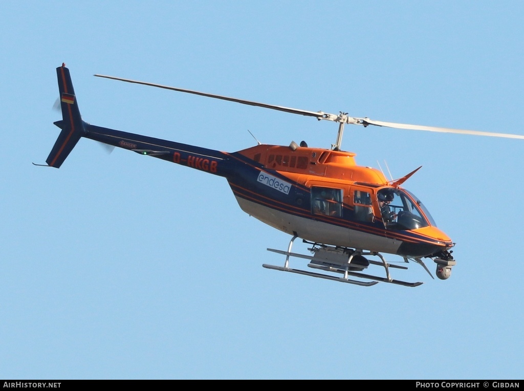 Aircraft Photo of D-HKGB | Bell AB-206A JetRanger | Endesa | AirHistory.net #603411