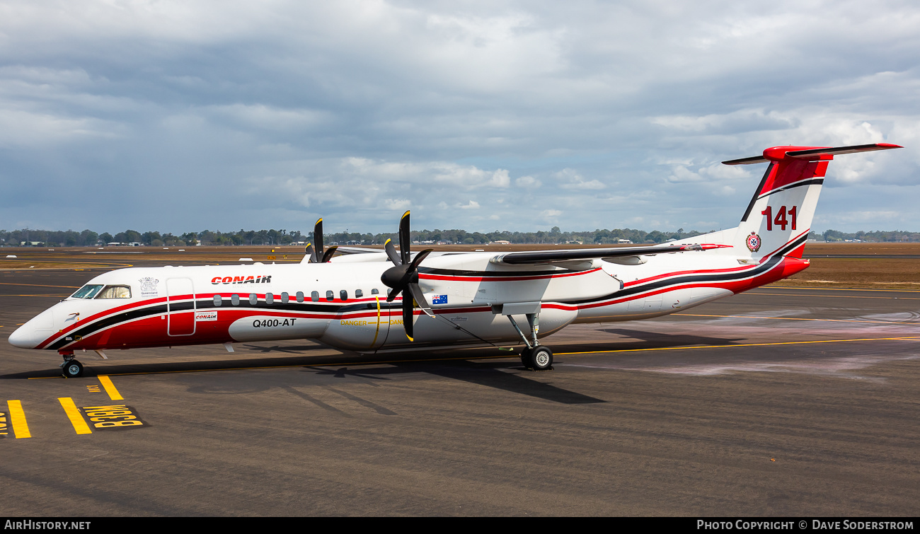 Aircraft Photo of C-FFQE | Conair DHC-8-402 Q400-AT | Conair Aviation | Field Air | AirHistory.net #603416