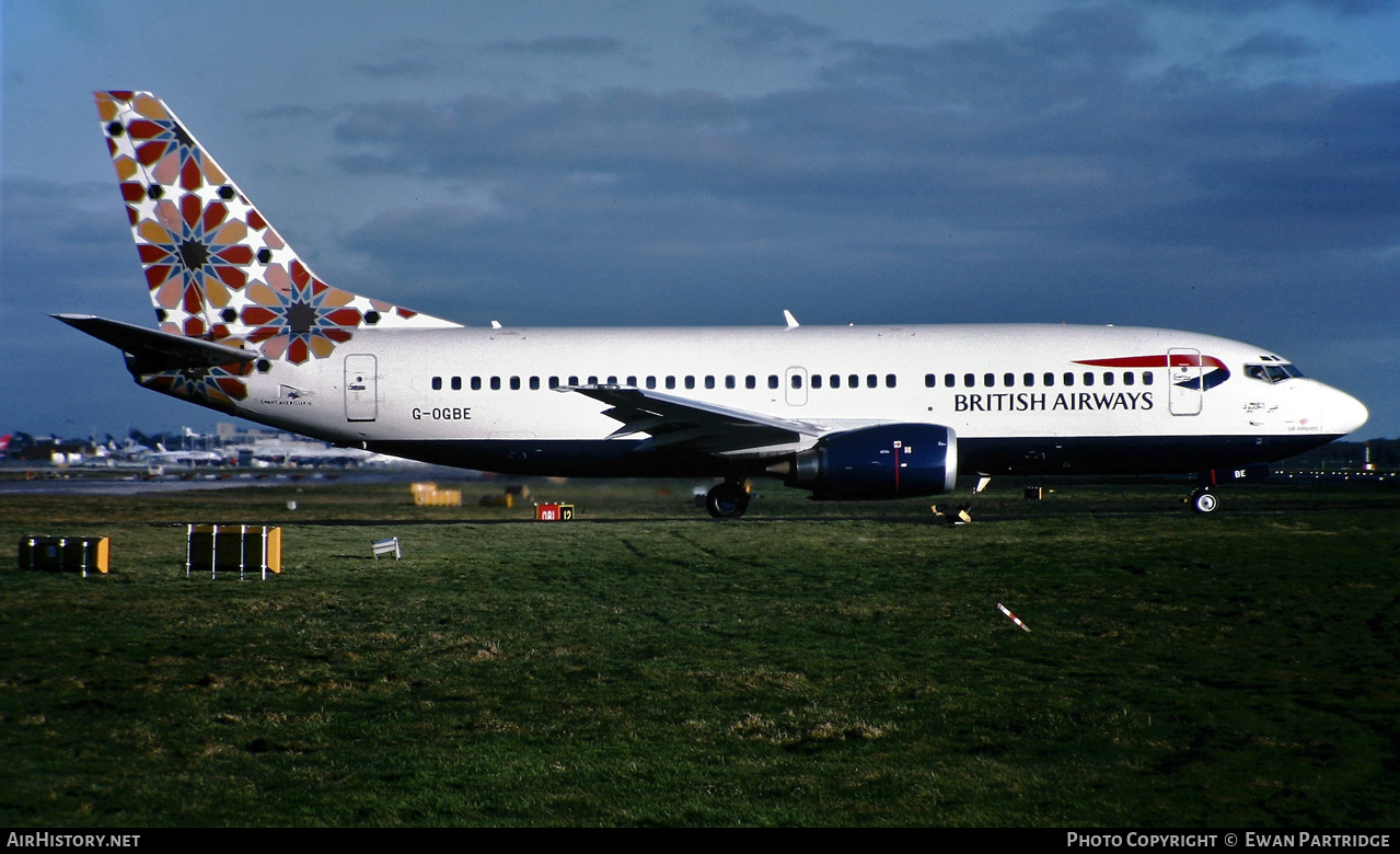 Aircraft Photo of G-OGBE | Boeing 737-3L9 | British Airways | AirHistory.net #603422