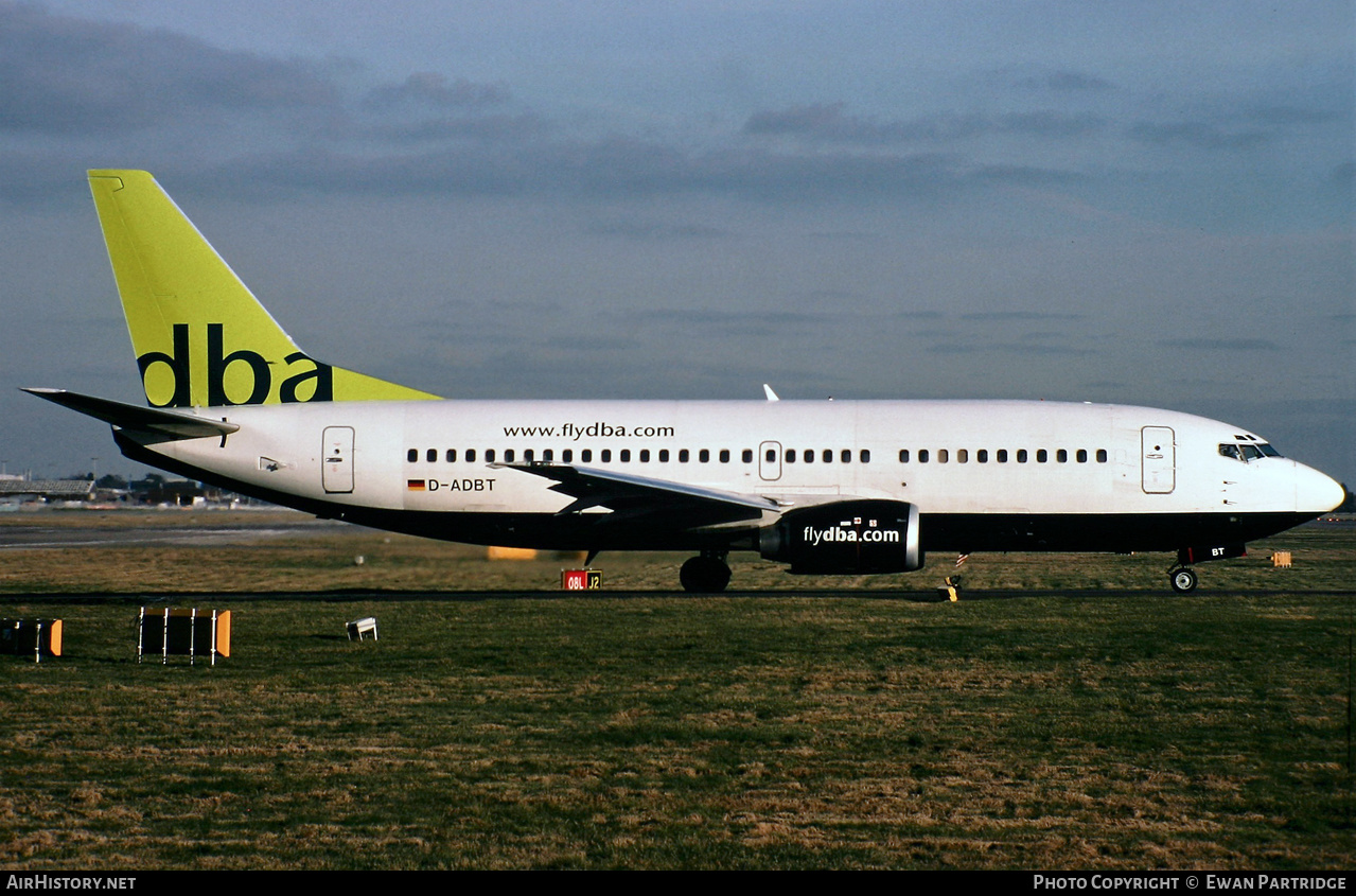 Aircraft Photo of D-ADBT | Boeing 737-31S | Deutsche BA | AirHistory.net #603441