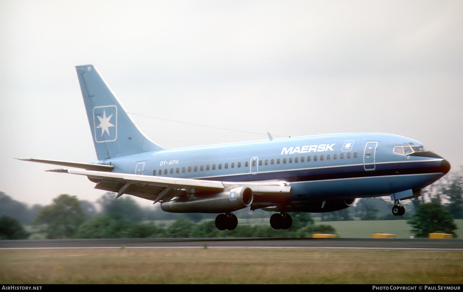 Aircraft Photo of OY-APH | Boeing 737-2L9/Adv | Maersk Air | AirHistory.net #603460