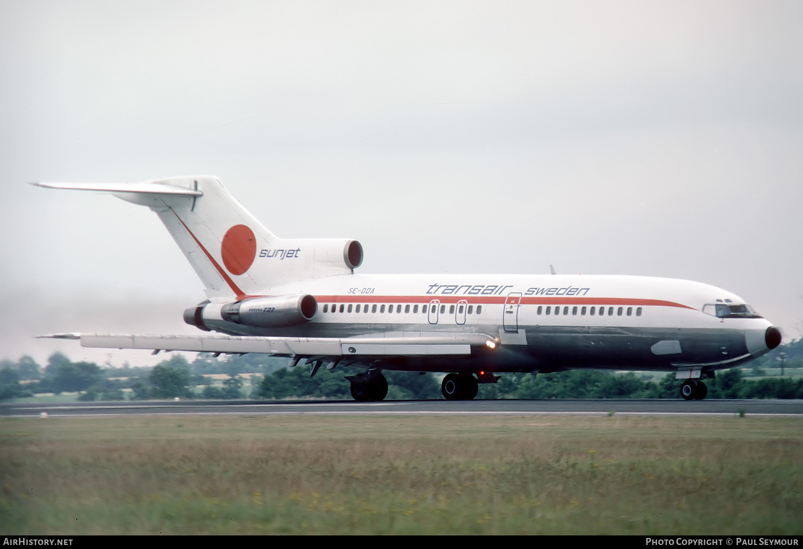 Aircraft Photo of SE-DDA | Boeing 727-134 | Transair Sweden | AirHistory.net #603464