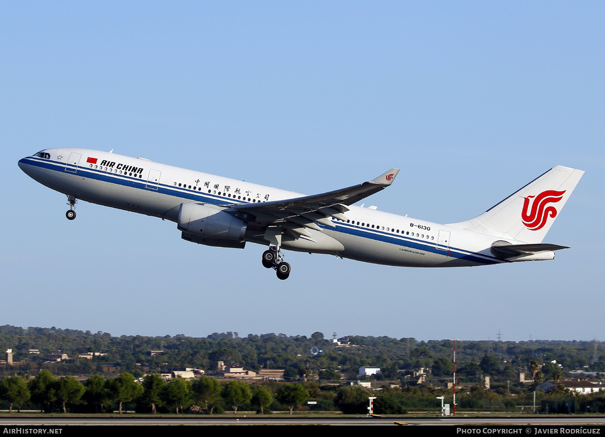 Aircraft Photo of B-6130 | Airbus A330-243 | Air China | AirHistory.net #603481