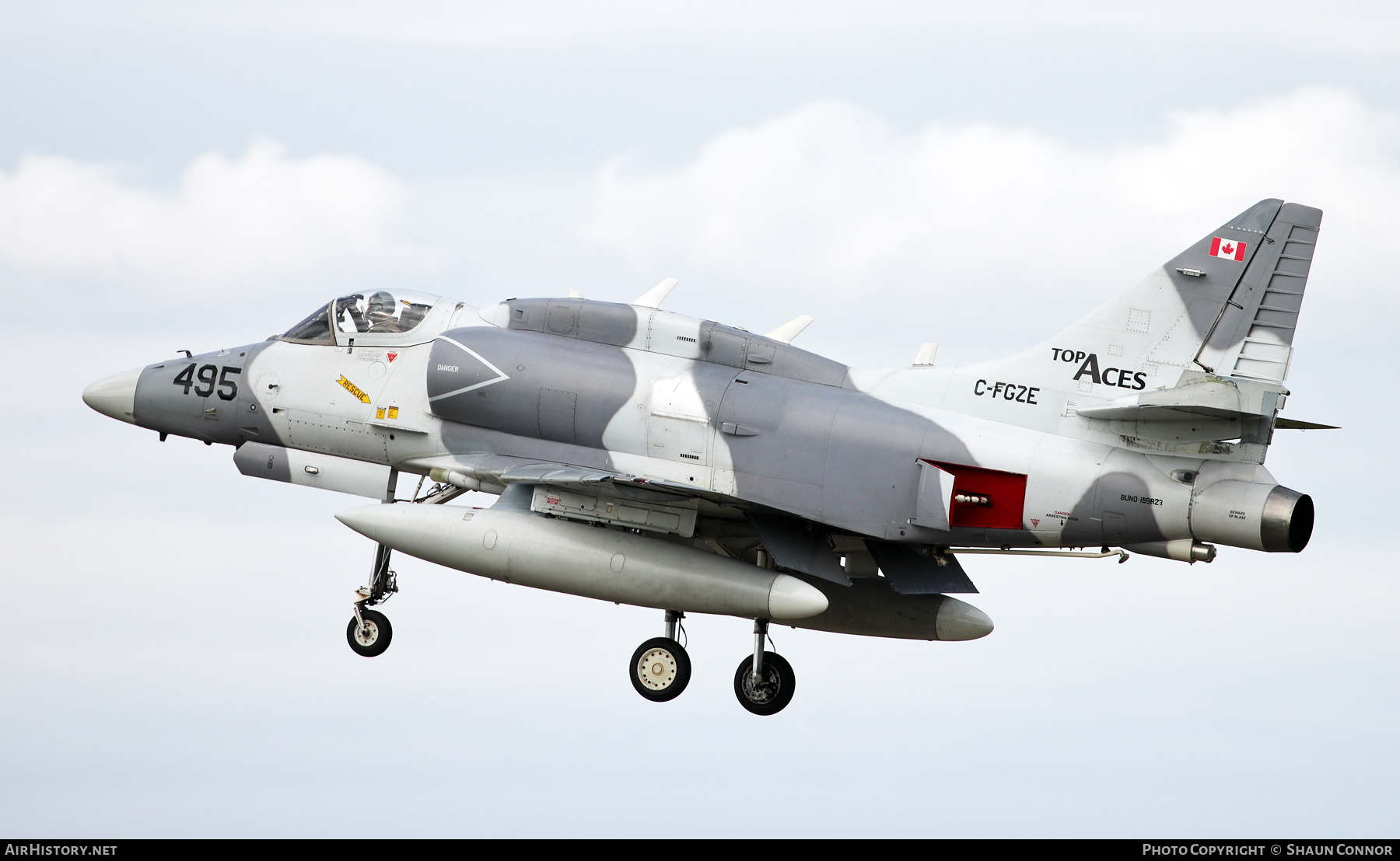 Aircraft Photo of C-FGZE | McDonnell Douglas A-4N Skyhawk II | Top Aces | AirHistory.net #603498
