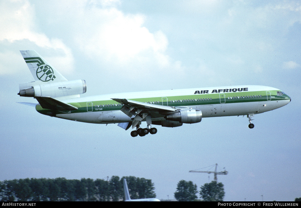 Aircraft Photo of TU-TAN | McDonnell Douglas DC-10-30 | Air Afrique | AirHistory.net #603539