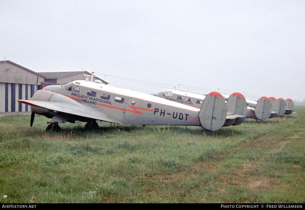 Aircraft Photo of PH-UDT | Beech D18S | Rijksluchtvaartschool - RLS | AirHistory.net #603540