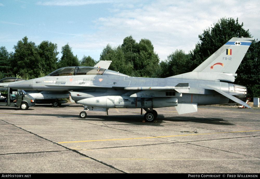 Aircraft Photo of FB-12 | General Dynamics F-16B Fighting Falcon | Belgium - Air Force | AirHistory.net #603546