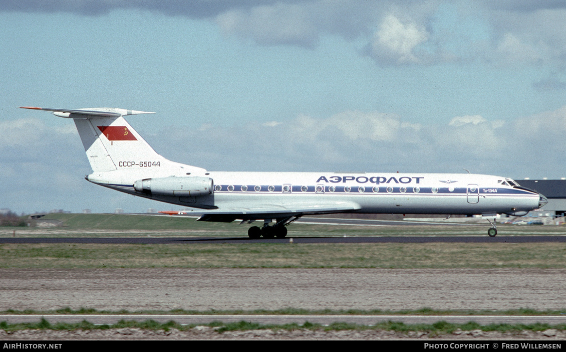 Aircraft Photo of CCCP-65044 | Tupolev Tu-134A | Aeroflot | AirHistory.net #603565
