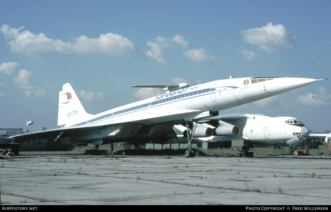 Aircraft Photo of CCCP-77115 | Tupolev Tu-144D | Aeroflot | AirHistory.net #603566