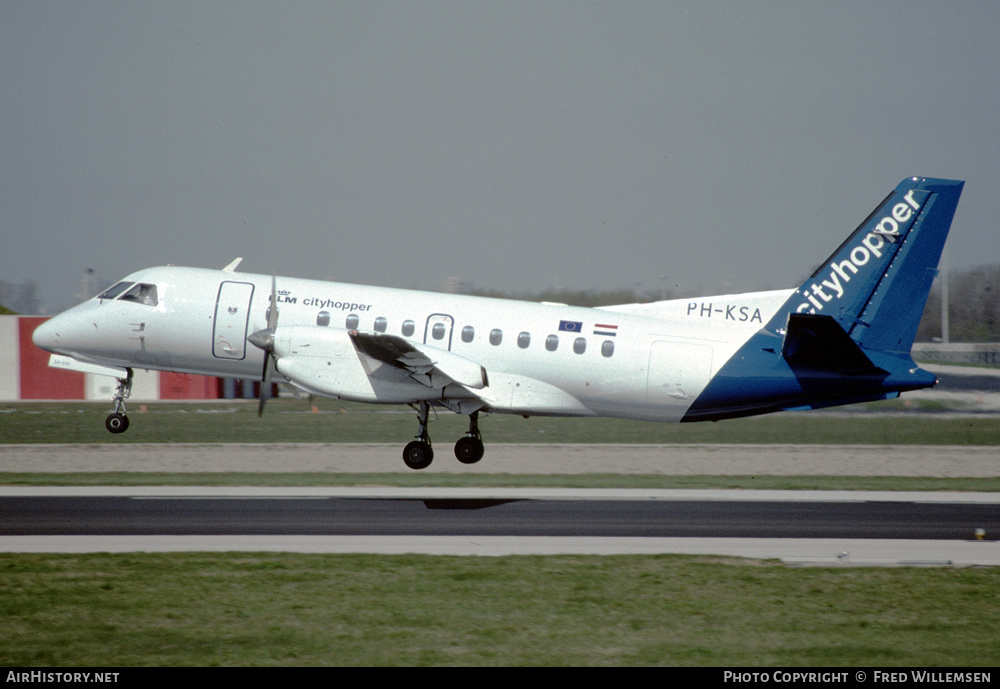 Aircraft Photo of PH-KSA | Saab 340B | KLM Cityhopper | AirHistory.net #603571
