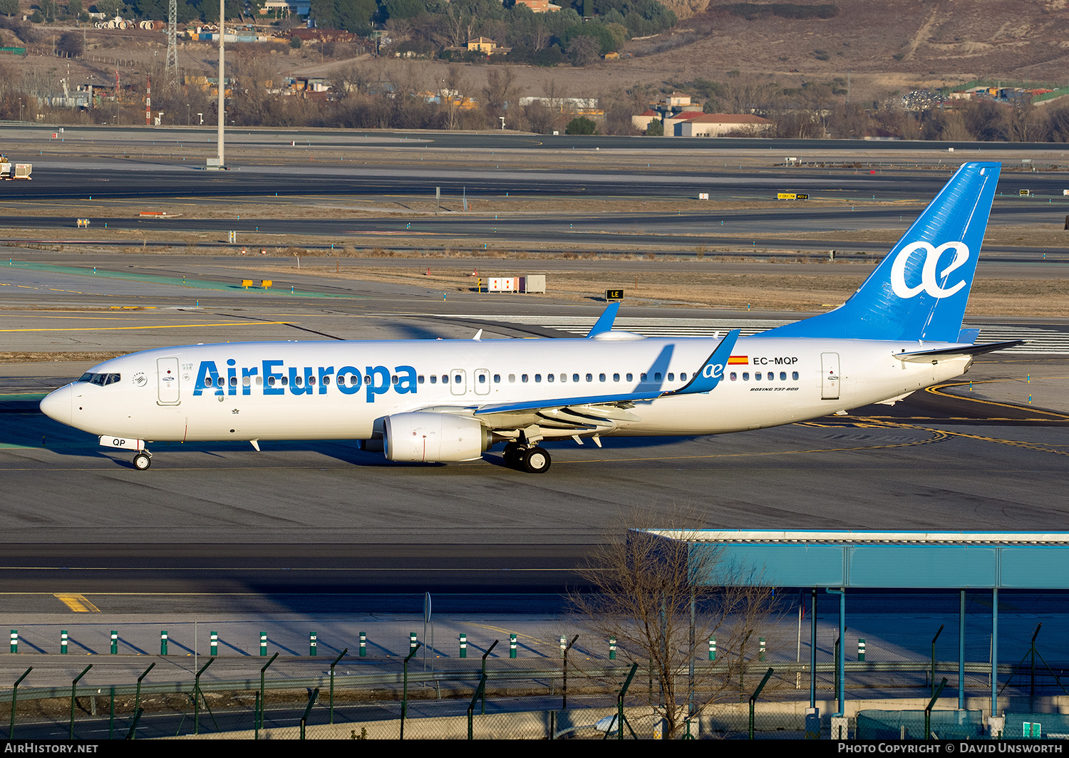Aircraft Photo of EC-MQP | Boeing 737-800 | Air Europa | AirHistory.net #603572