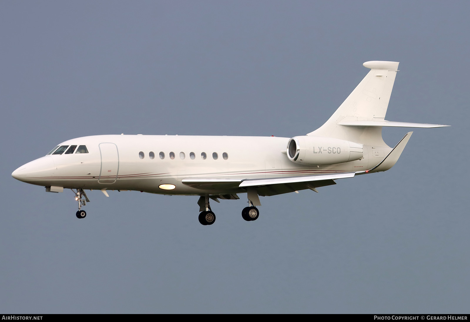 Aircraft Photo of LX-SCO | Dassault Falcon 2000LX | AirHistory.net #603577