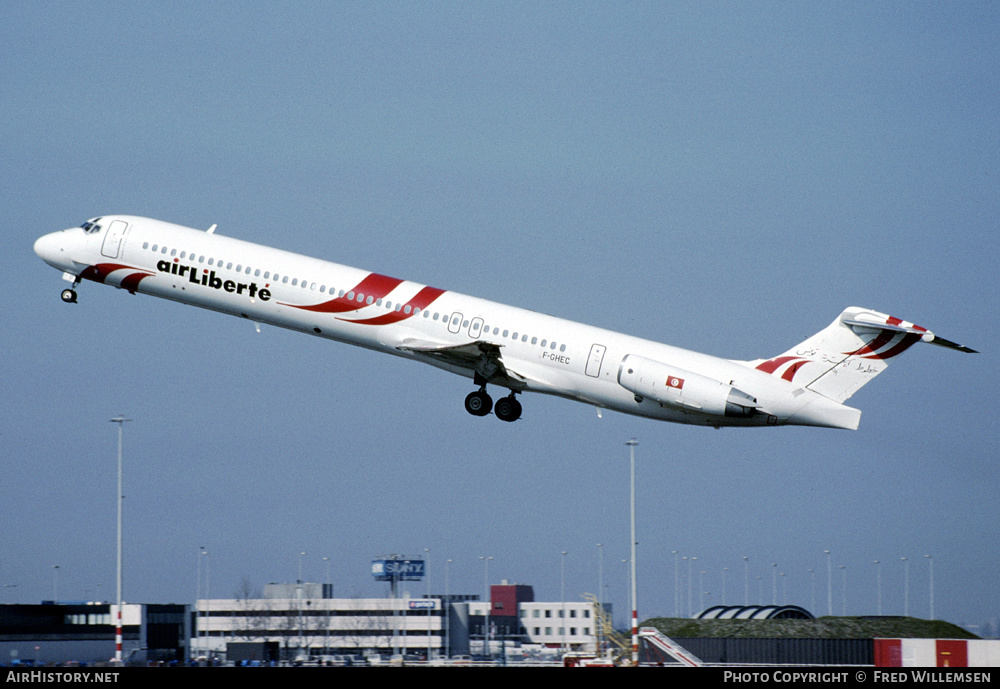 Aircraft Photo of F-GHEC | McDonnell Douglas MD-83 (DC-9-83) | Air Liberté | AirHistory.net #603578
