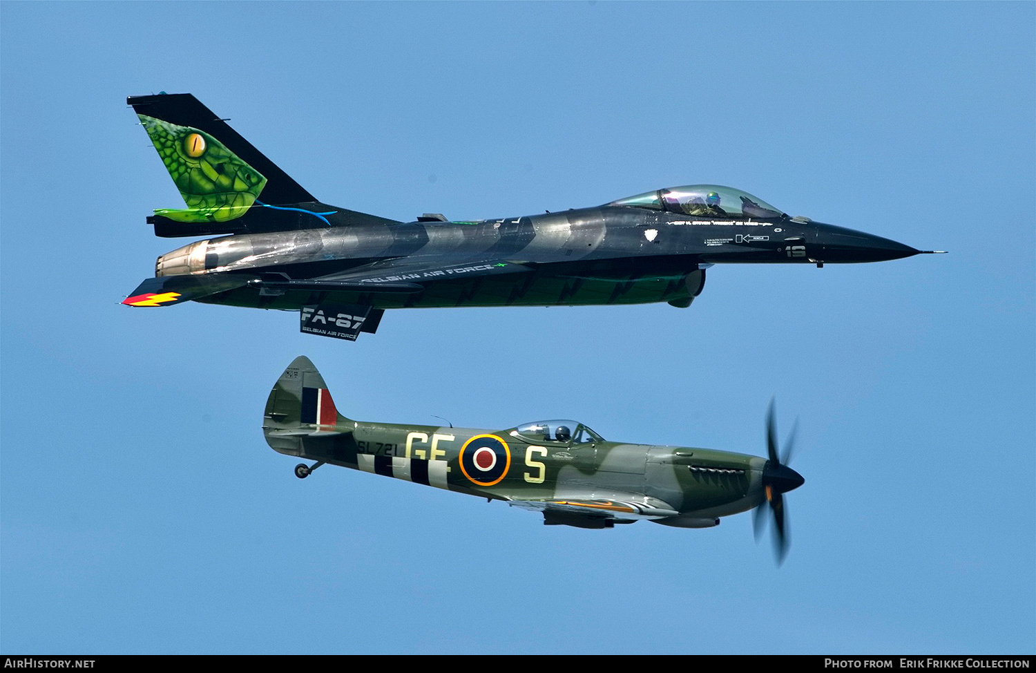 Aircraft Photo of OO-XVI / SL721 | Supermarine 361 Spitfire LF16E | UK - Air Force | AirHistory.net #603593