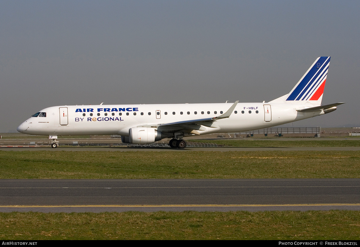 Aircraft Photo of F-HBLF | Embraer 190LR (ERJ-190-100LR) | Air France | AirHistory.net #603601