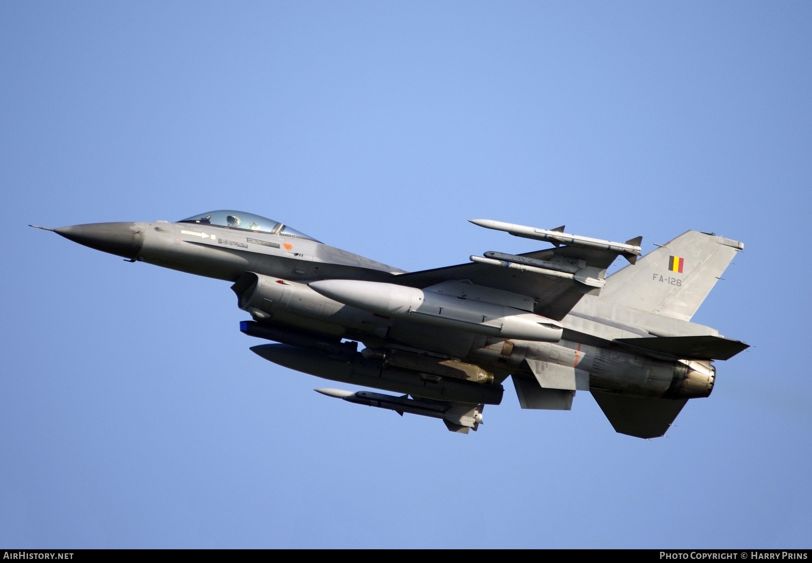 Aircraft Photo of FA-128 | General Dynamics F-16AM Fighting Falcon | Belgium - Air Force | AirHistory.net #603608